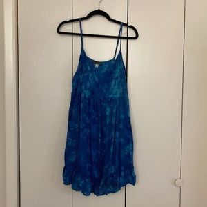 Billabong blue tie-dye dress